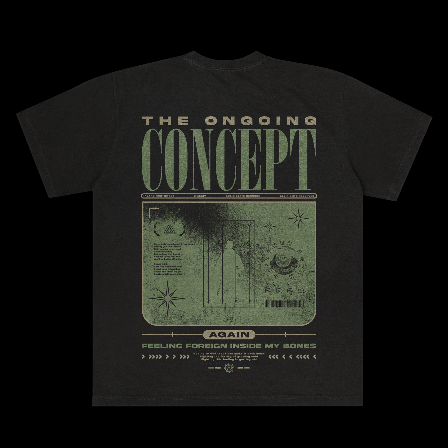 Foreign Inside My Bones (Front and Back Design)