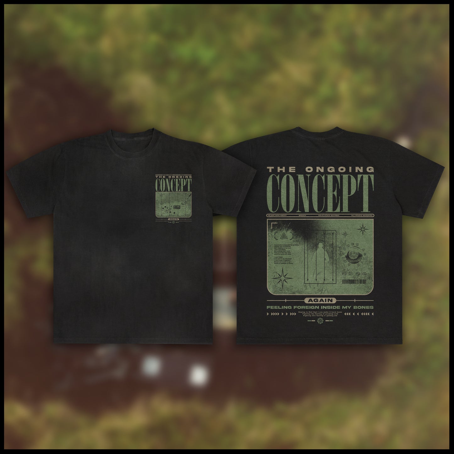 Foreign Inside My Bones (Front and Back Design)