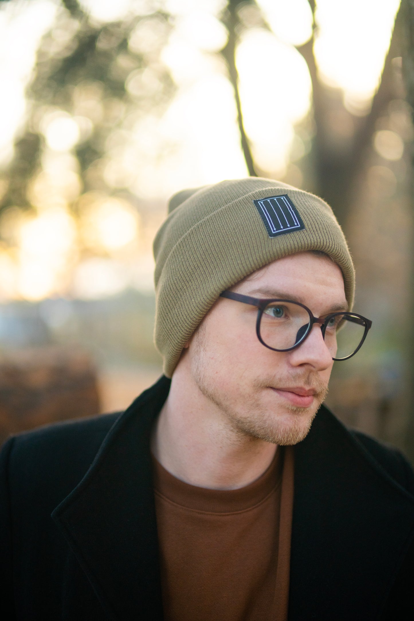 Tan Beanie