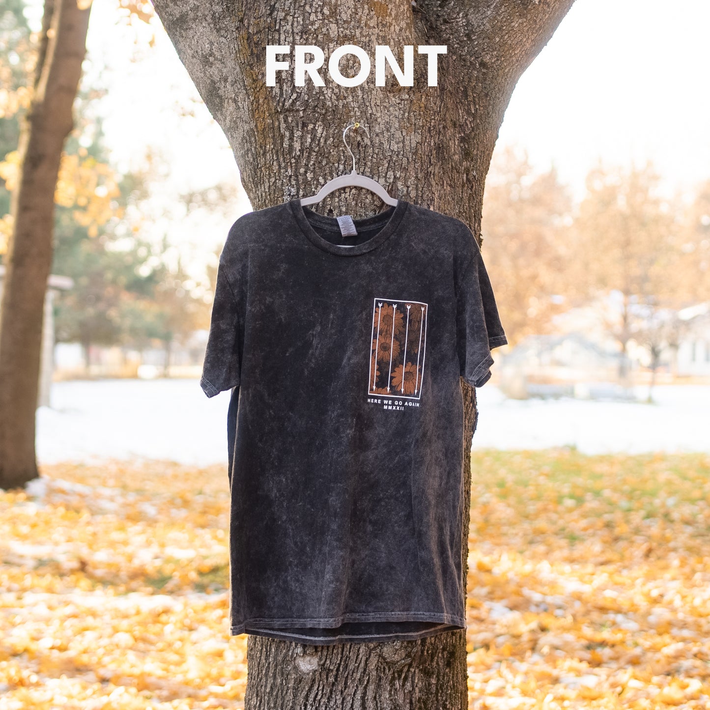Mineral Wash T-Shirt (front and back design)