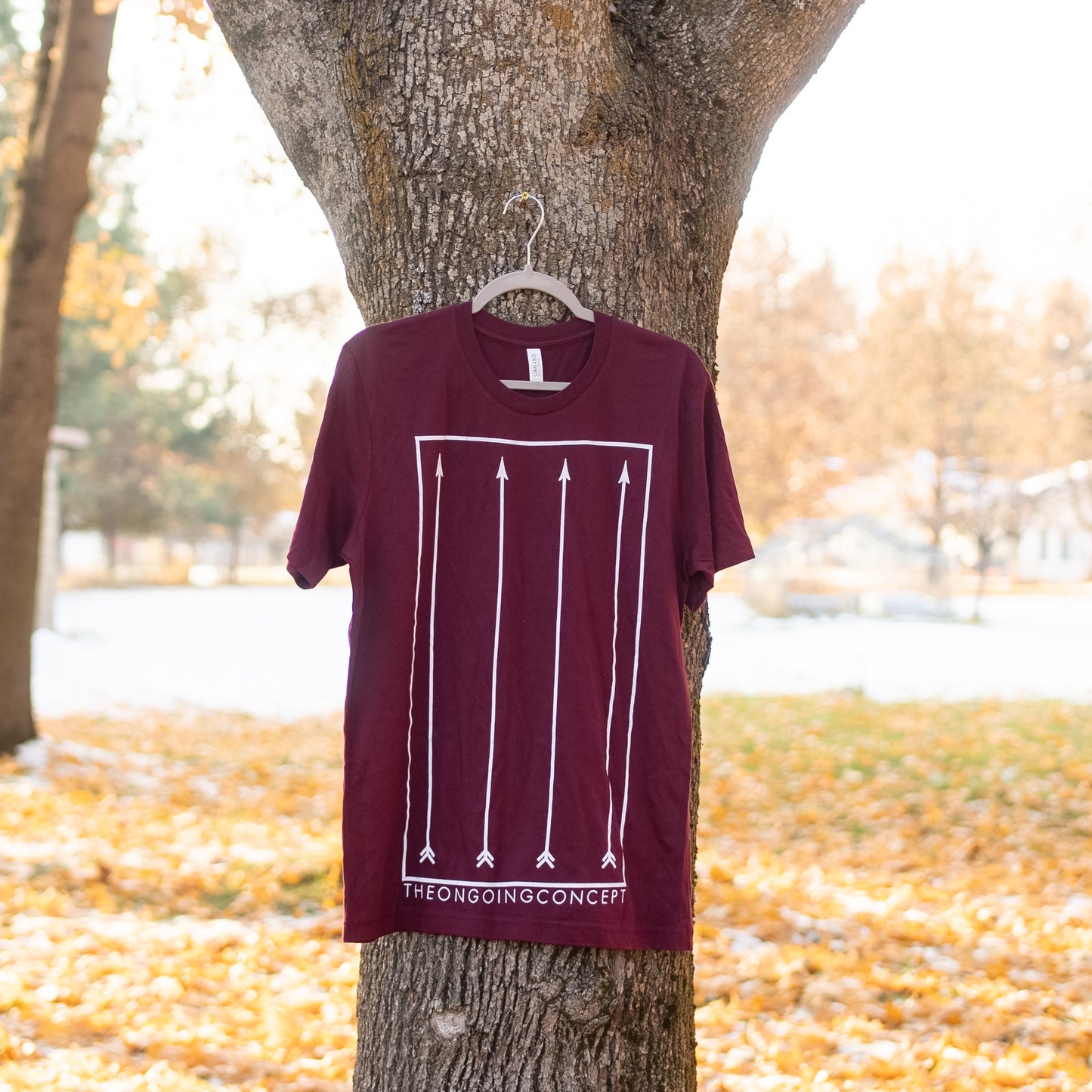 Maroon T-Shirt (BIG PRINT)