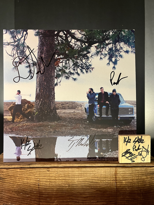 Signed Handmade Vinyl w/ Signed Pine Tree