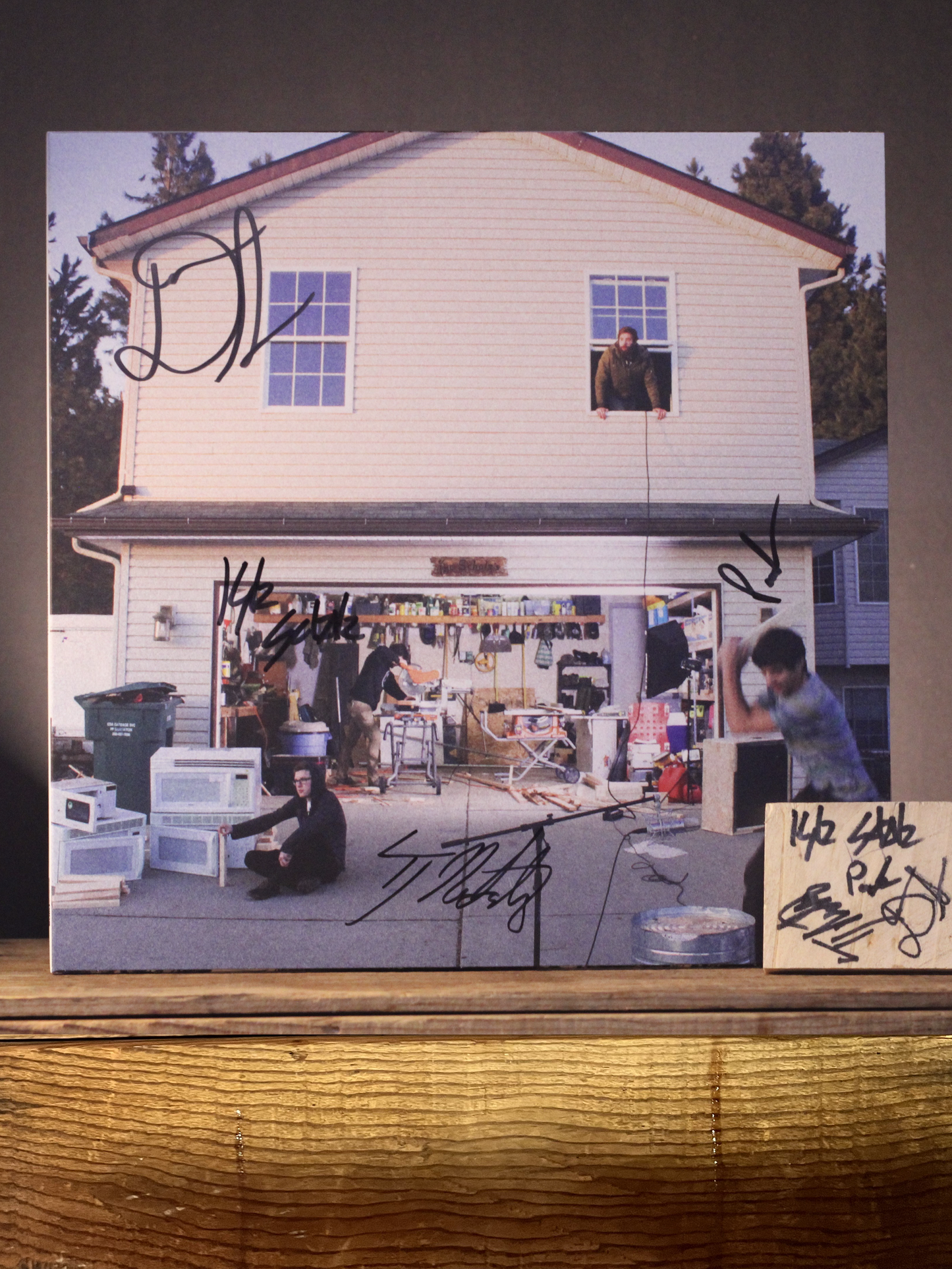 Signed Handmade Vinyl w/ Signed Pine Tree